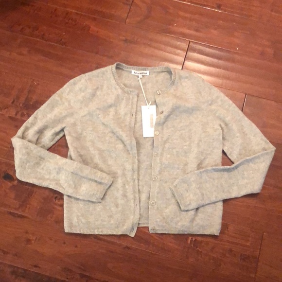 NWT Reformation Brio Cashmere Strapless tank and Cardigan set - Picture 4 of 7